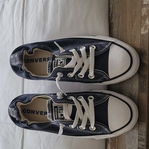 Converse Low Top All Star Shoes, Women's 6.5, Navy Blue